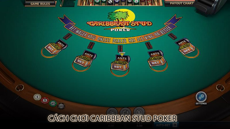 Cách Chơi Caribbean Stud Poker